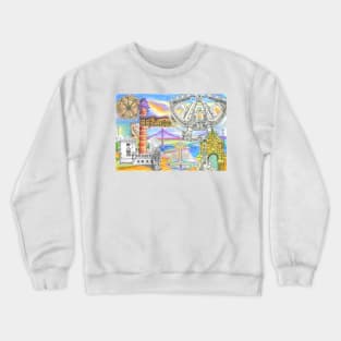 Lisbon sketches Crewneck Sweatshirt